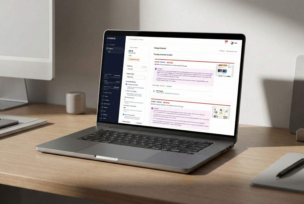 ViewCel Dashboard - Historical Reference